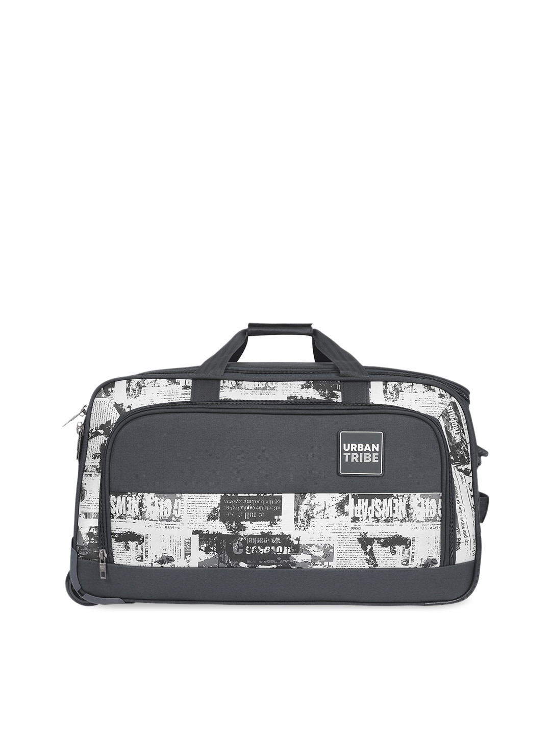 URBAN TRIBE Grey Printed Duffel Bag 50.8 CM