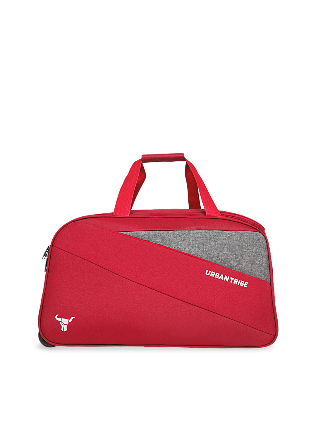 URBAN TRIBE Benin Colourblocked Duffel Trolley Bag