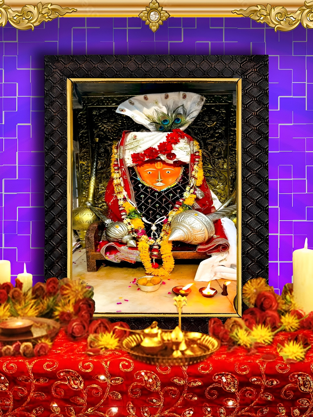 Hawai Black & Brown Rectangle Wooden Wall Photo Frame