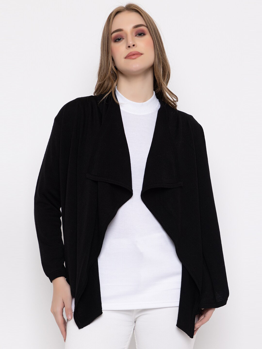 513  Acrylic Front-Open Poncho