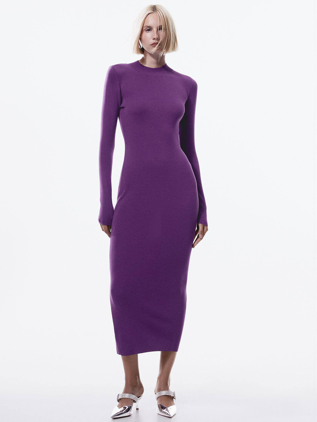 MANGO Bodycon Midi Dress