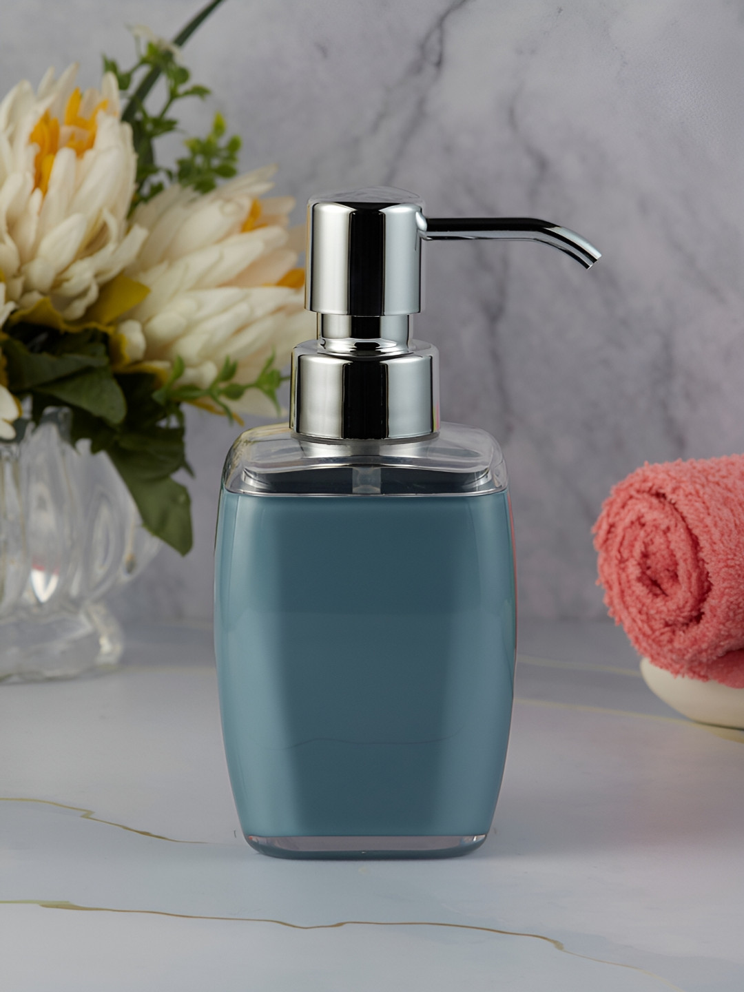 Kookee Blue Ceramic Soap Dispenser