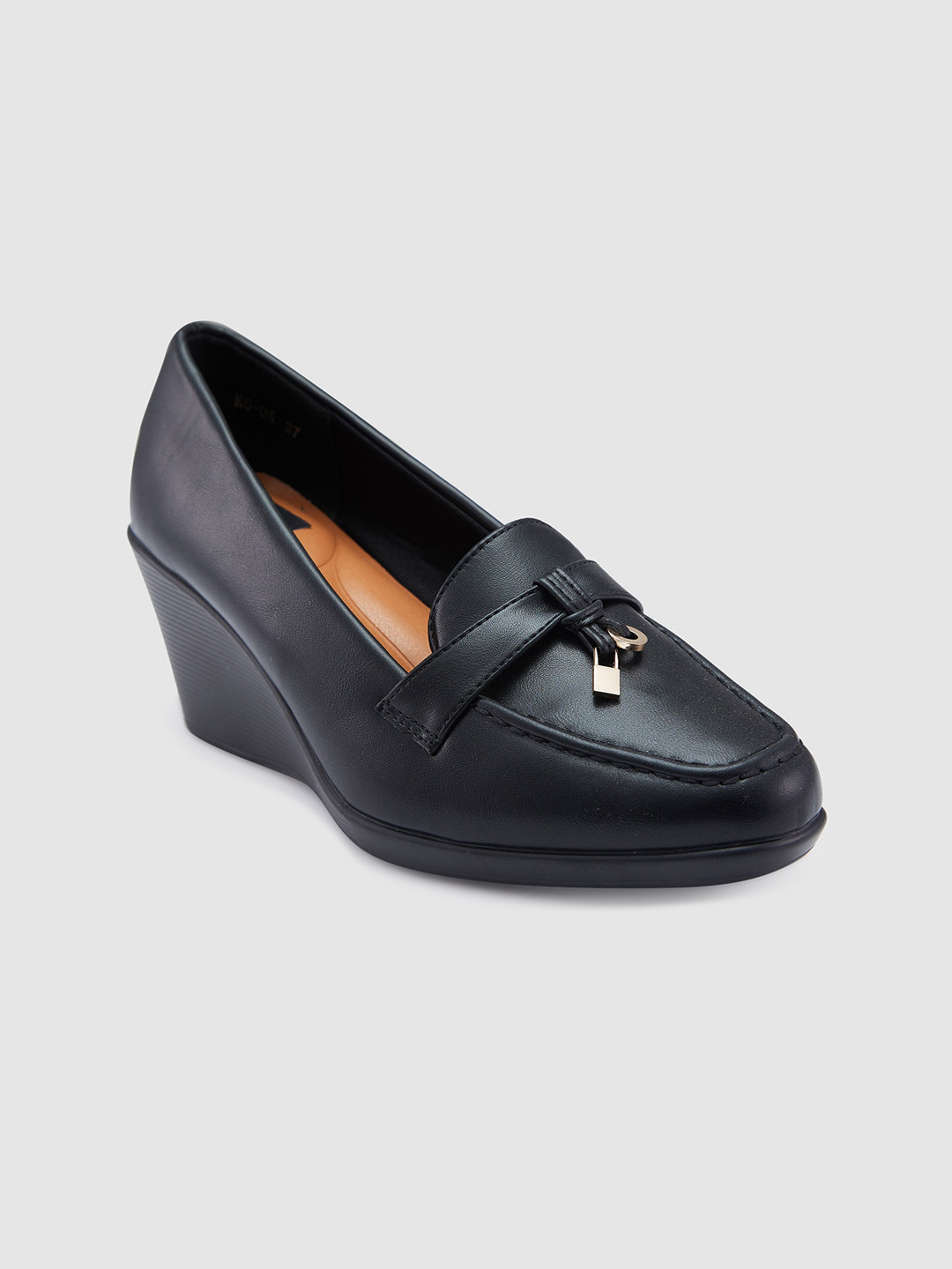 Sole To Soul Embellished Work Wedge Pumps