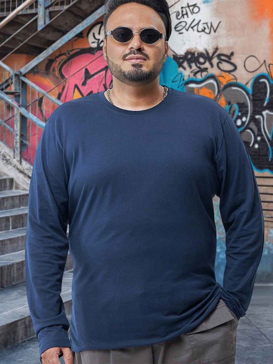 Bewakoof Plus Pure Cotton Casual T-shirt
