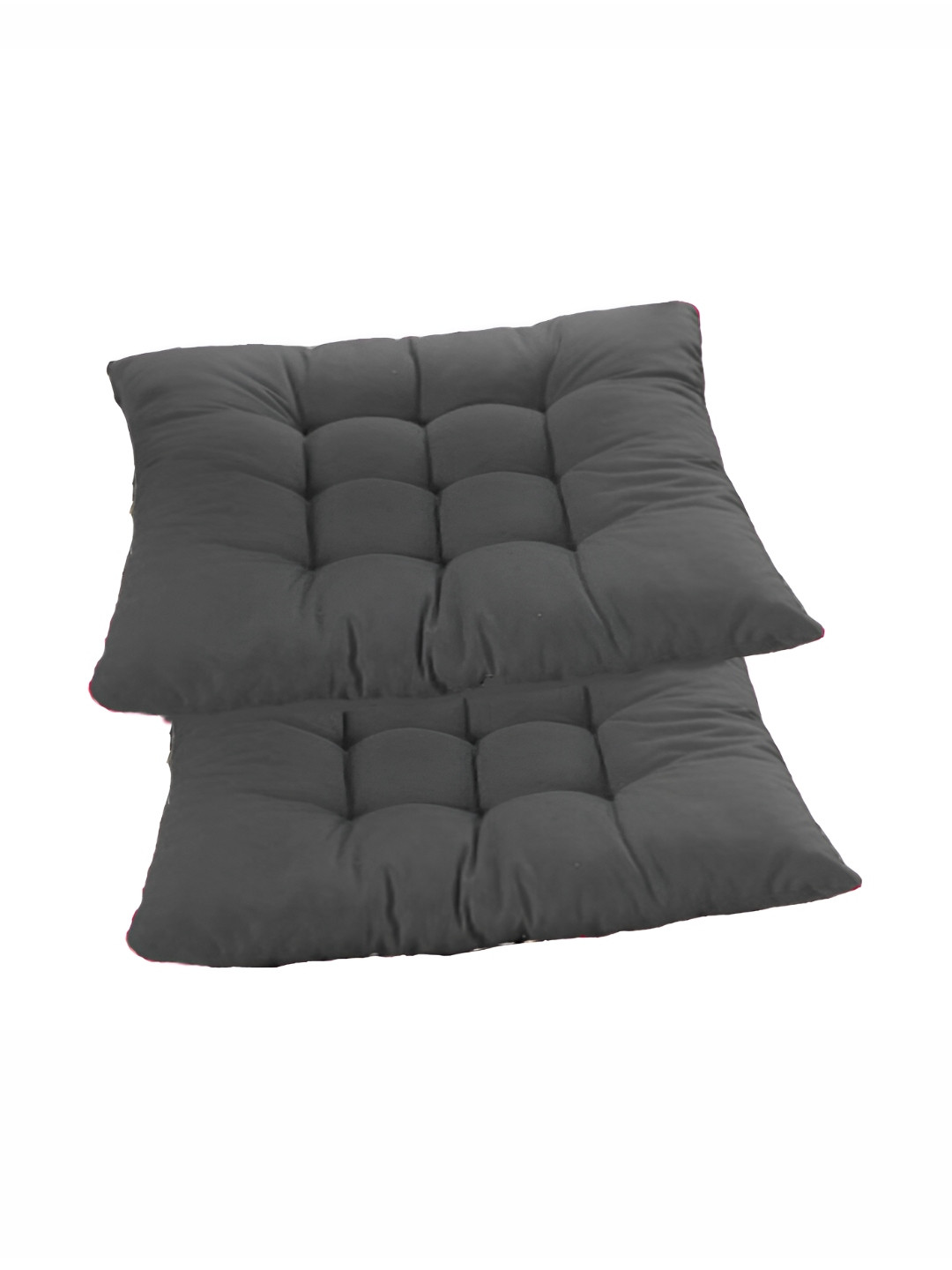 Mom's Moon Grey 2 Pieces Square Shaped Chair Pads