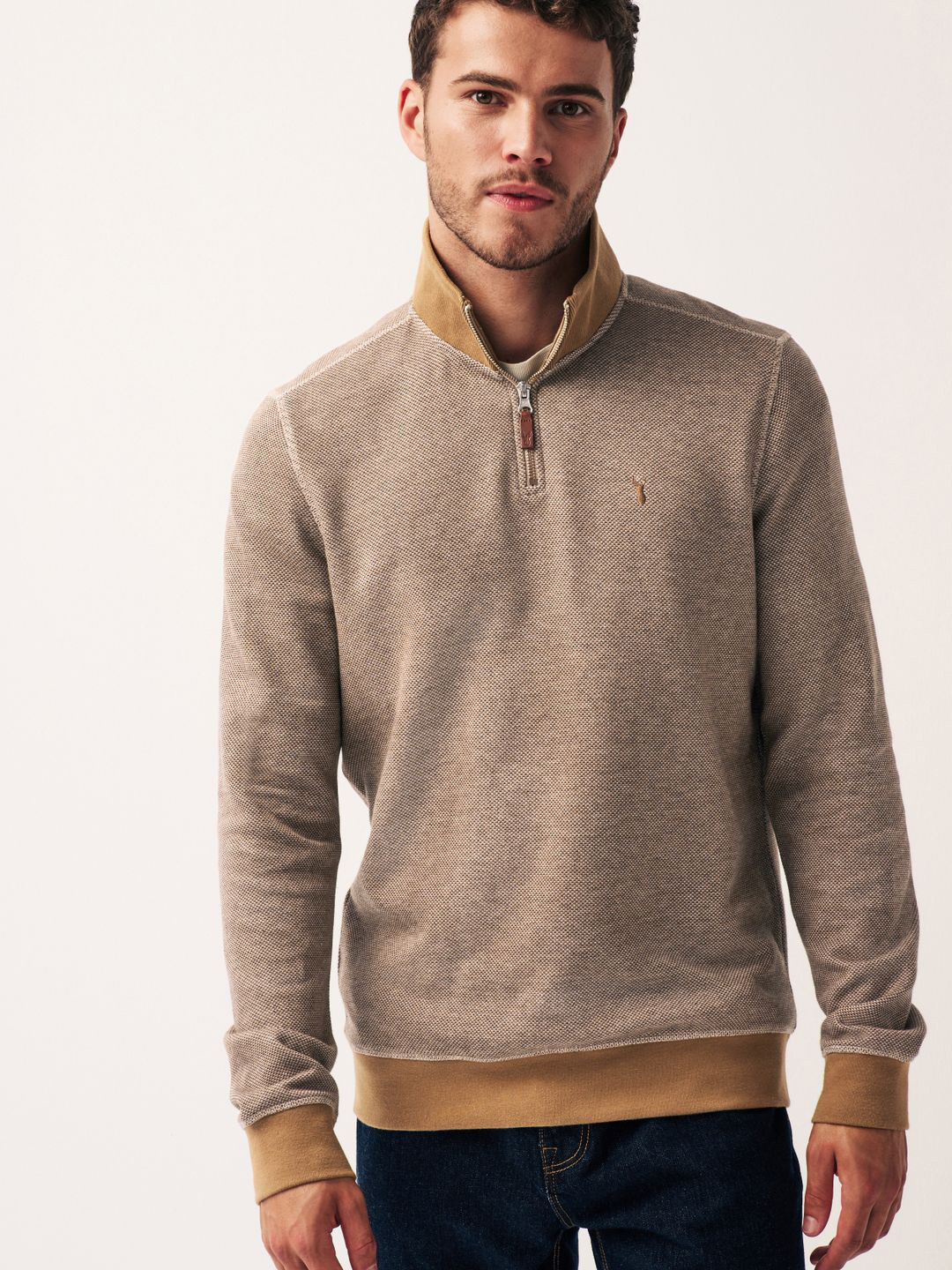 NEXT Self Design Mock Neck Sweatshirt