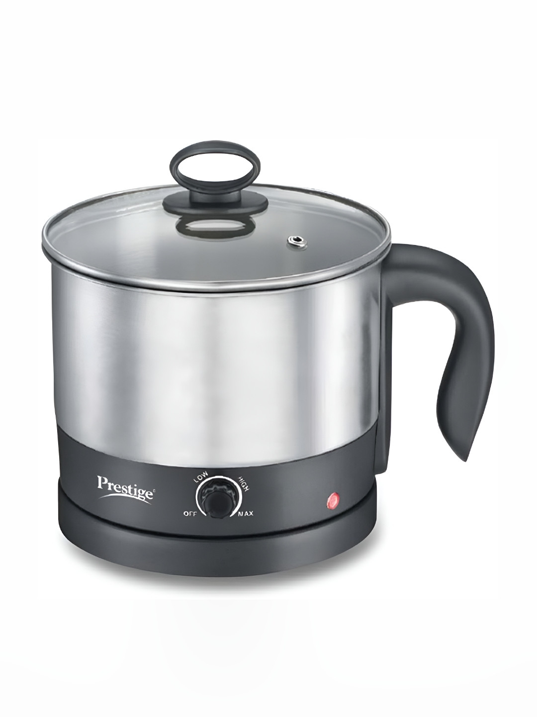 Prestige PMC 1.0 Plus Grey & Black Aluminium 230W Electric Rice Cooker 1 L
