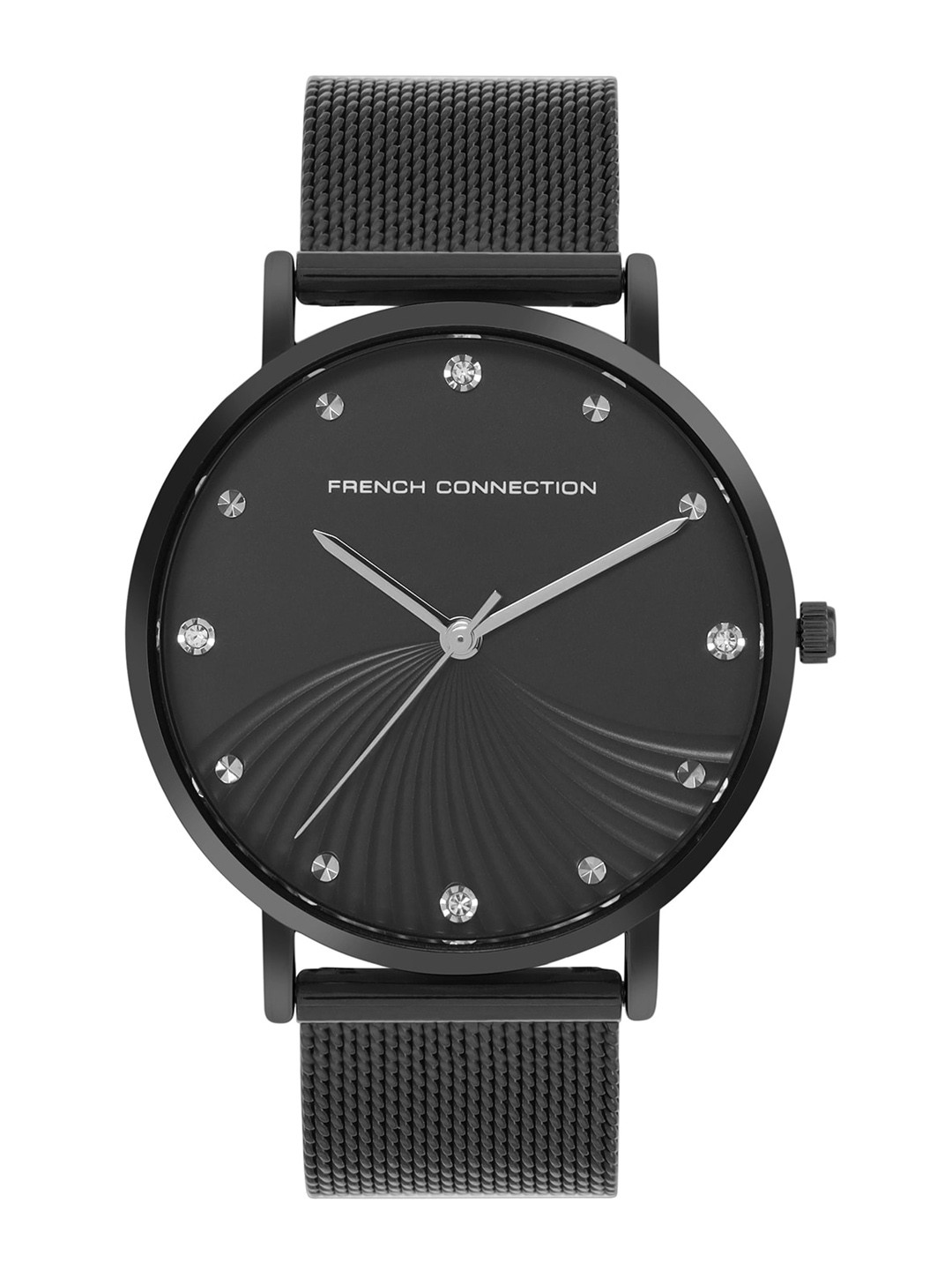 French Connection Women Stainless Steel Bracelet Style Straps Analogue Watch FCC01BM-B