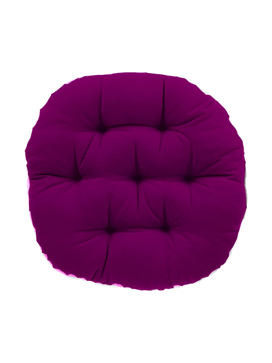 Mom's Moon Burgundy 2 Pieces Round Shaped Chair Pads