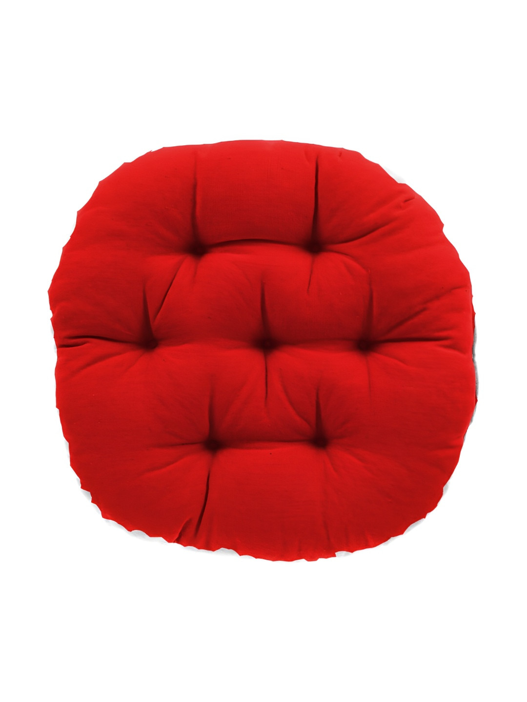 Mom's Moon Red 2 Pieces Round Shaped Chair Pads