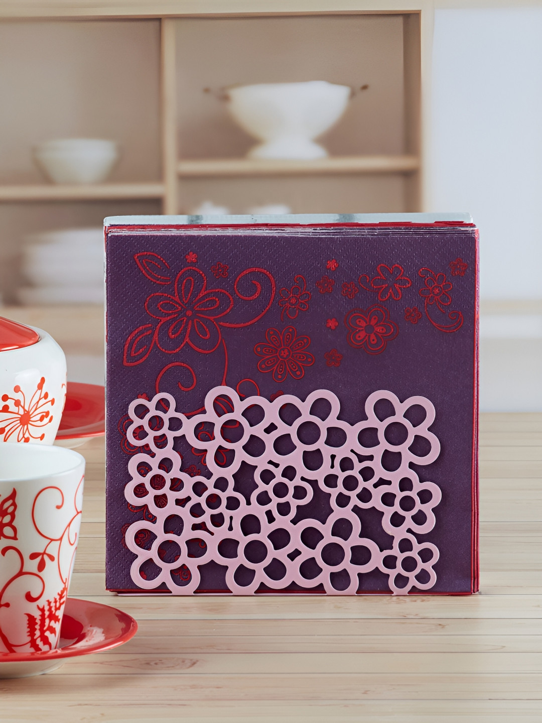 Kookee Pink Freestanding  Tissue Paper Holder