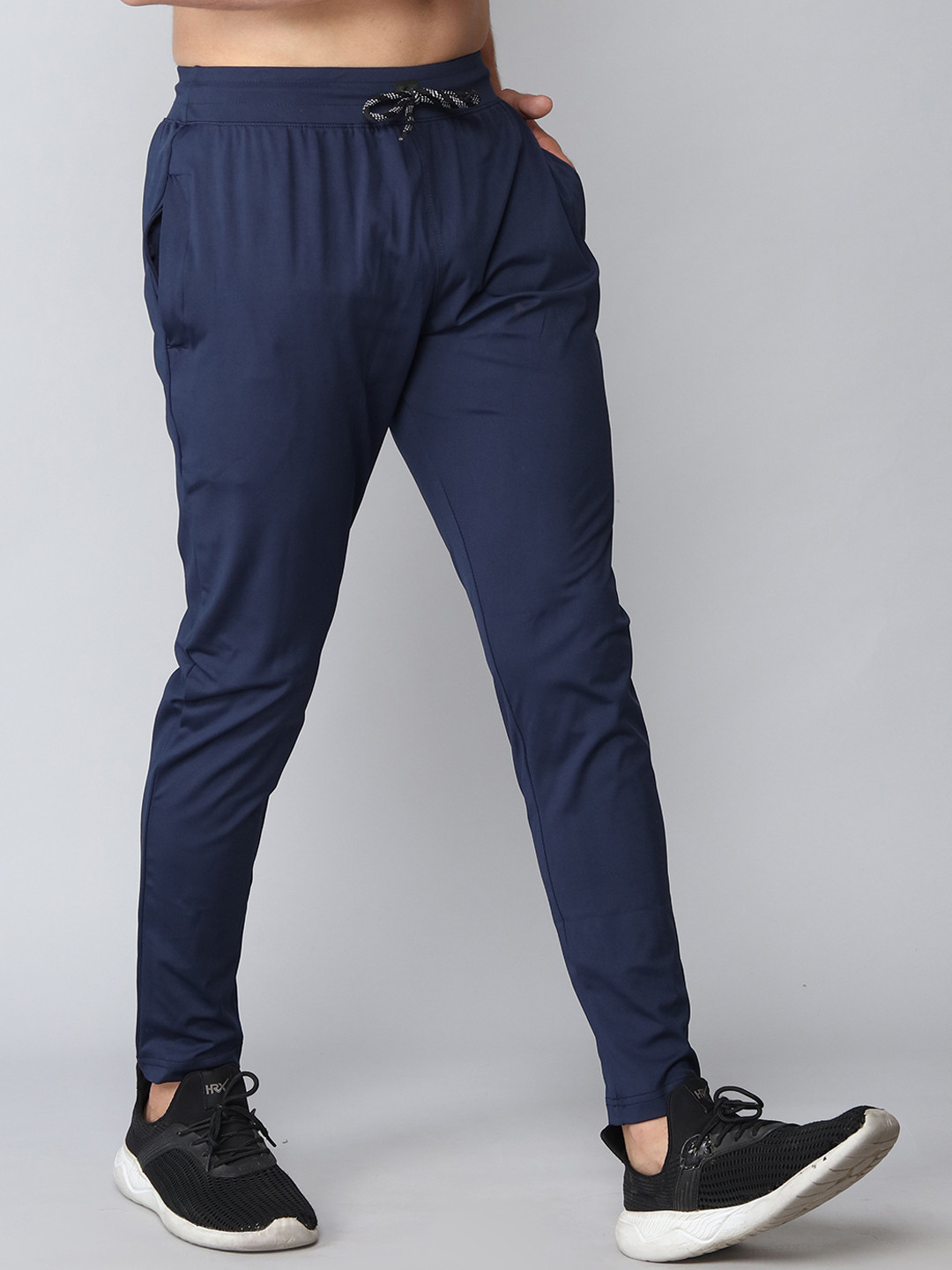 INDIAN THREADS Men Relaxed Fit High-Rise Pure Cotton Track Pants