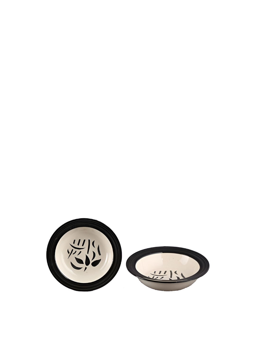 caffeine White Ceramic Microwave Safe Soup Plate