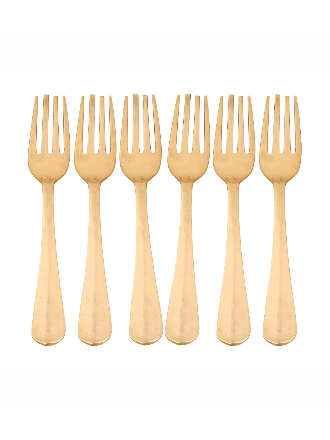 Shivshakti Arts Bronze 4 Pieces Brass Forks