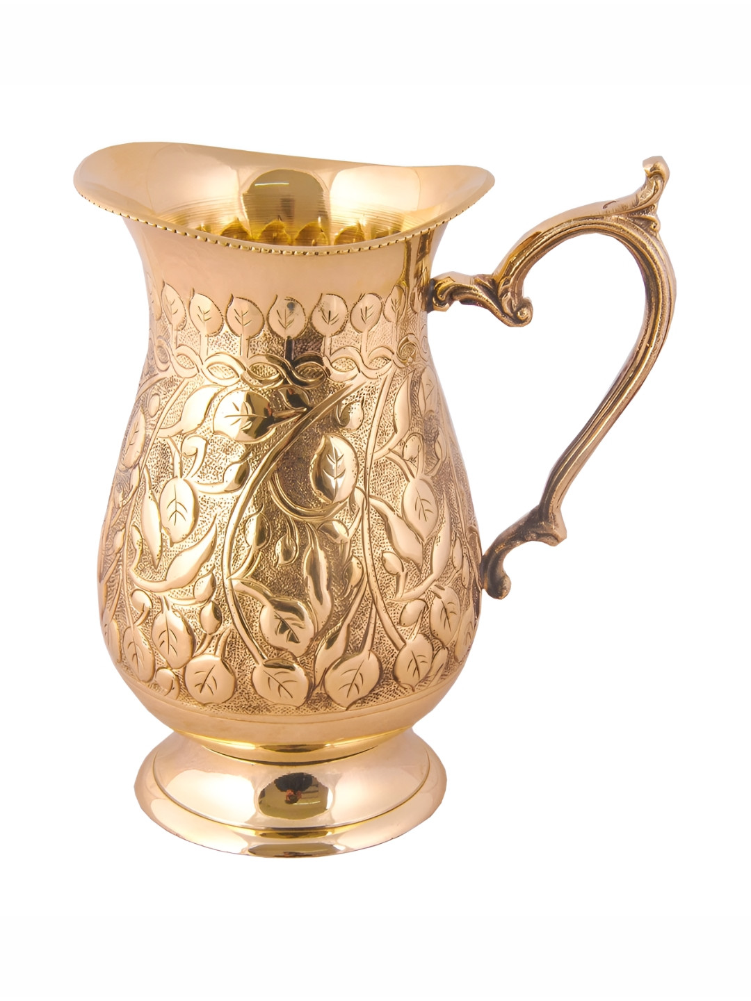 Shivshakti Arts Yellow Mughal Design Jug 1.5 L