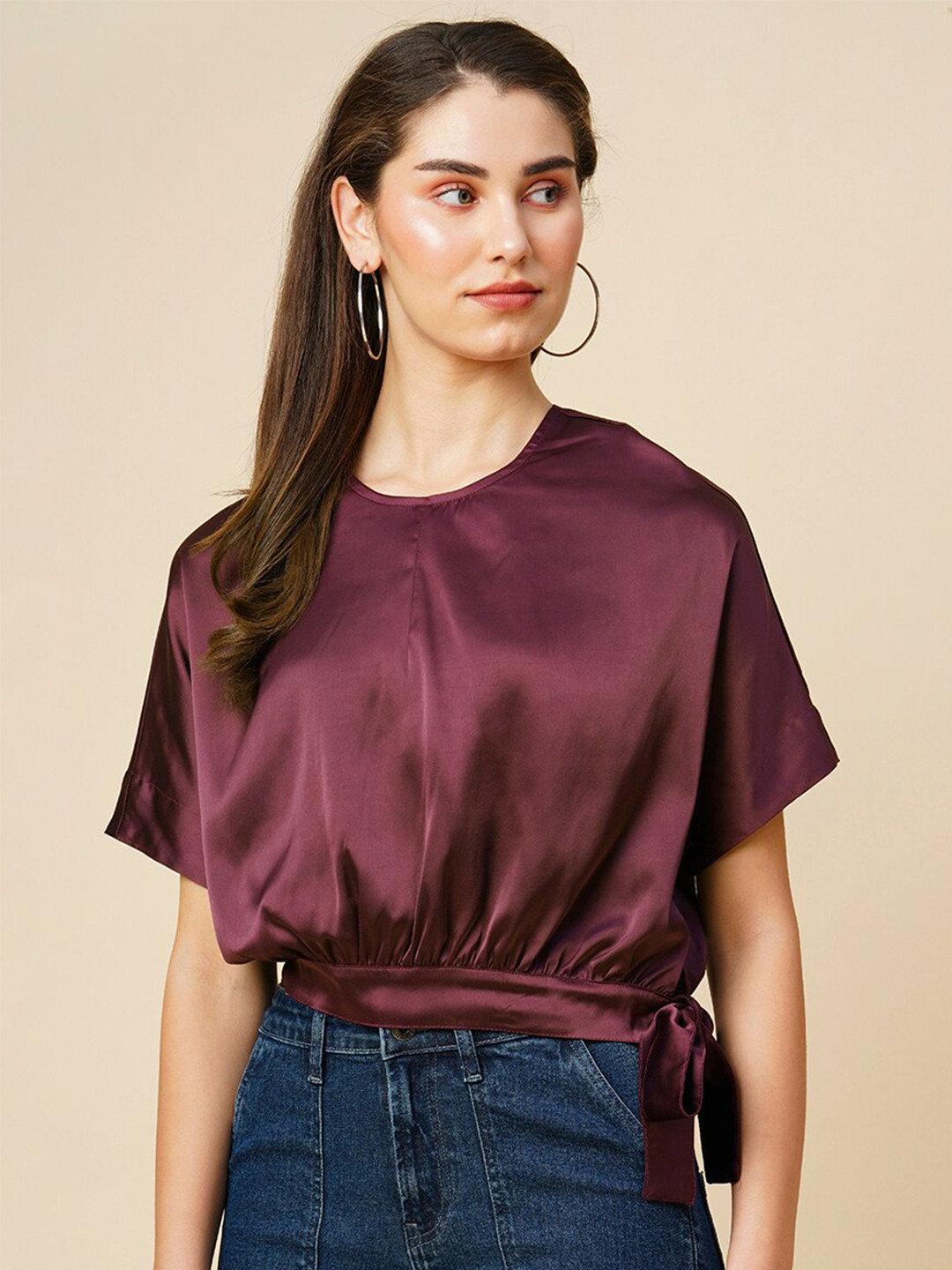 Chemistry Extended Sleeves Blouson Top