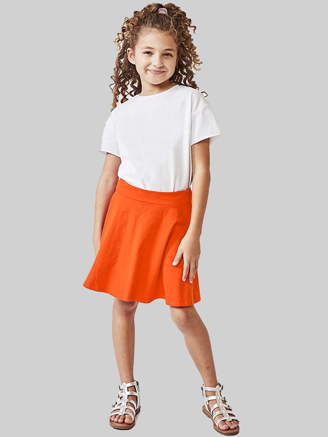 BAESD Girls Flared Above Knee Skirts