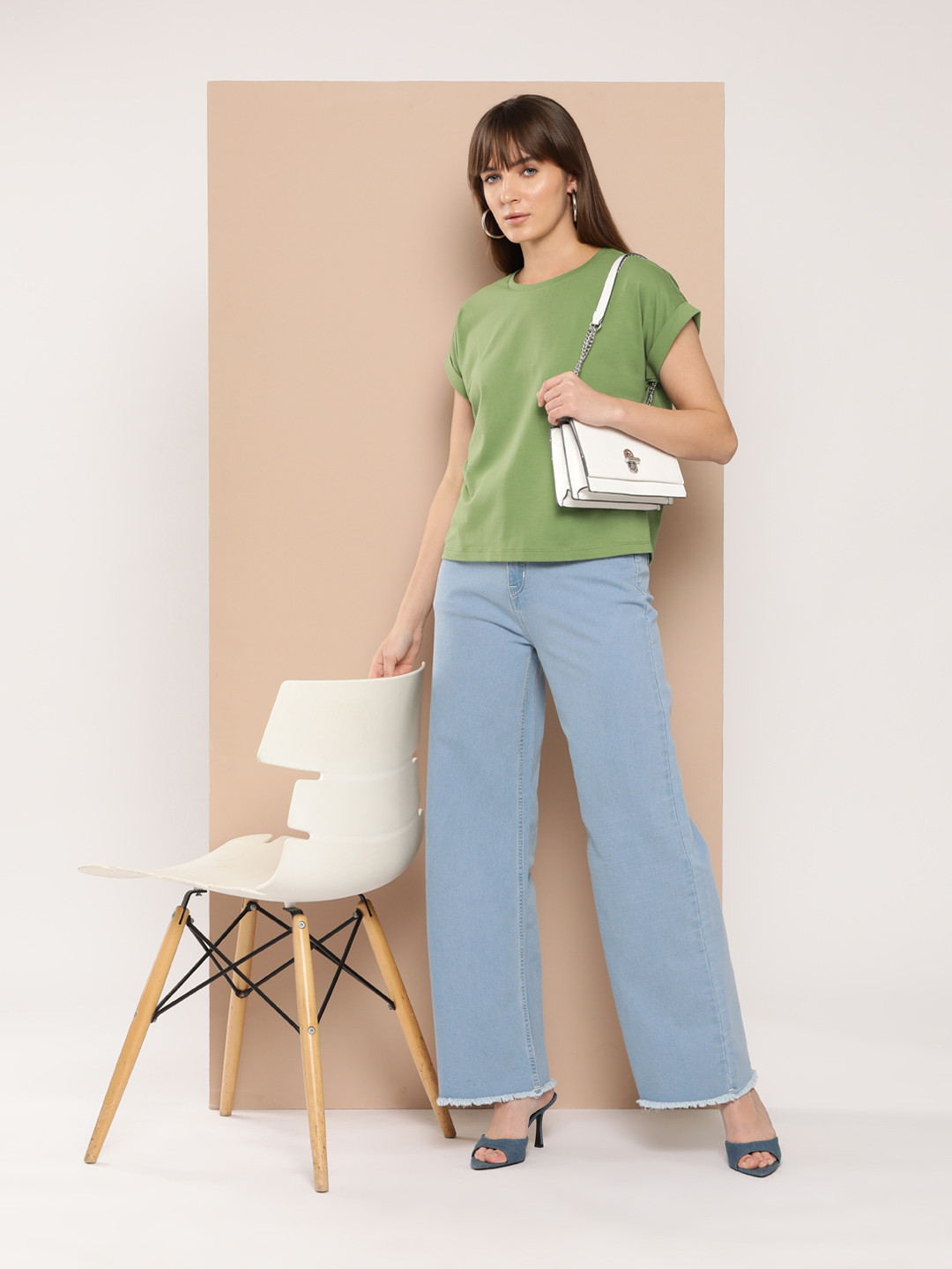 Chemistry Dolman Sleeves Pure Cotton T-shirt