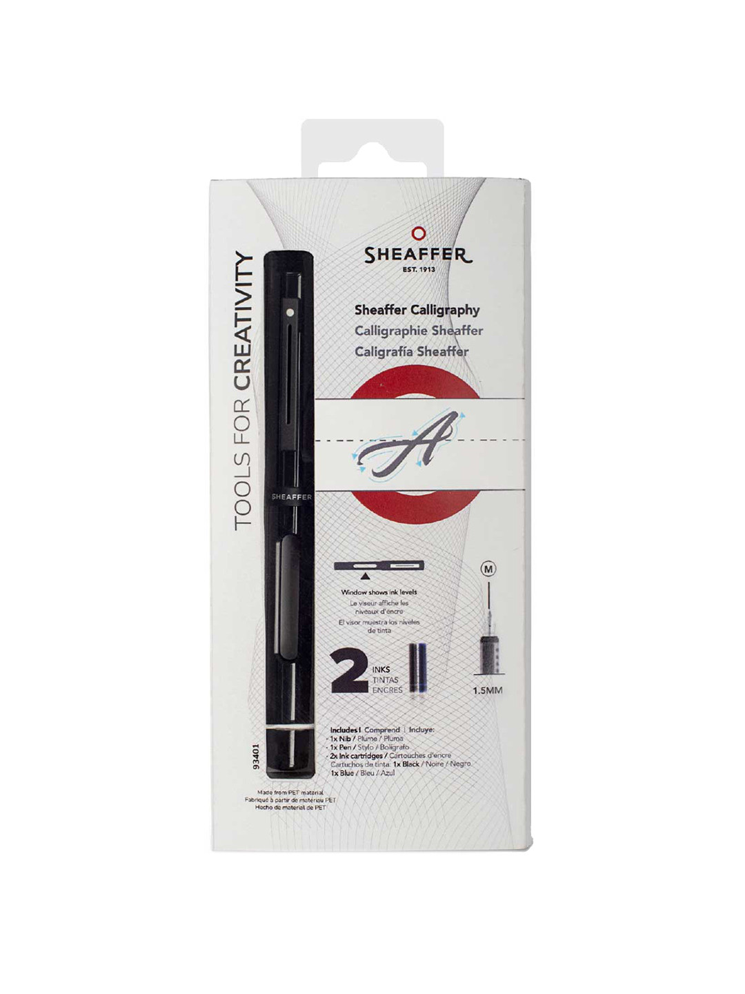 Sheaffer Black E93401 Medium Nib Calligraphy Pen