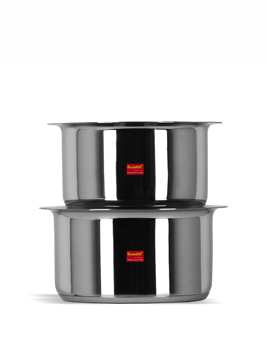 Sumeet 2 Pieces Stainless Steel Dishwasher Safe Appam Patra 2.3 L