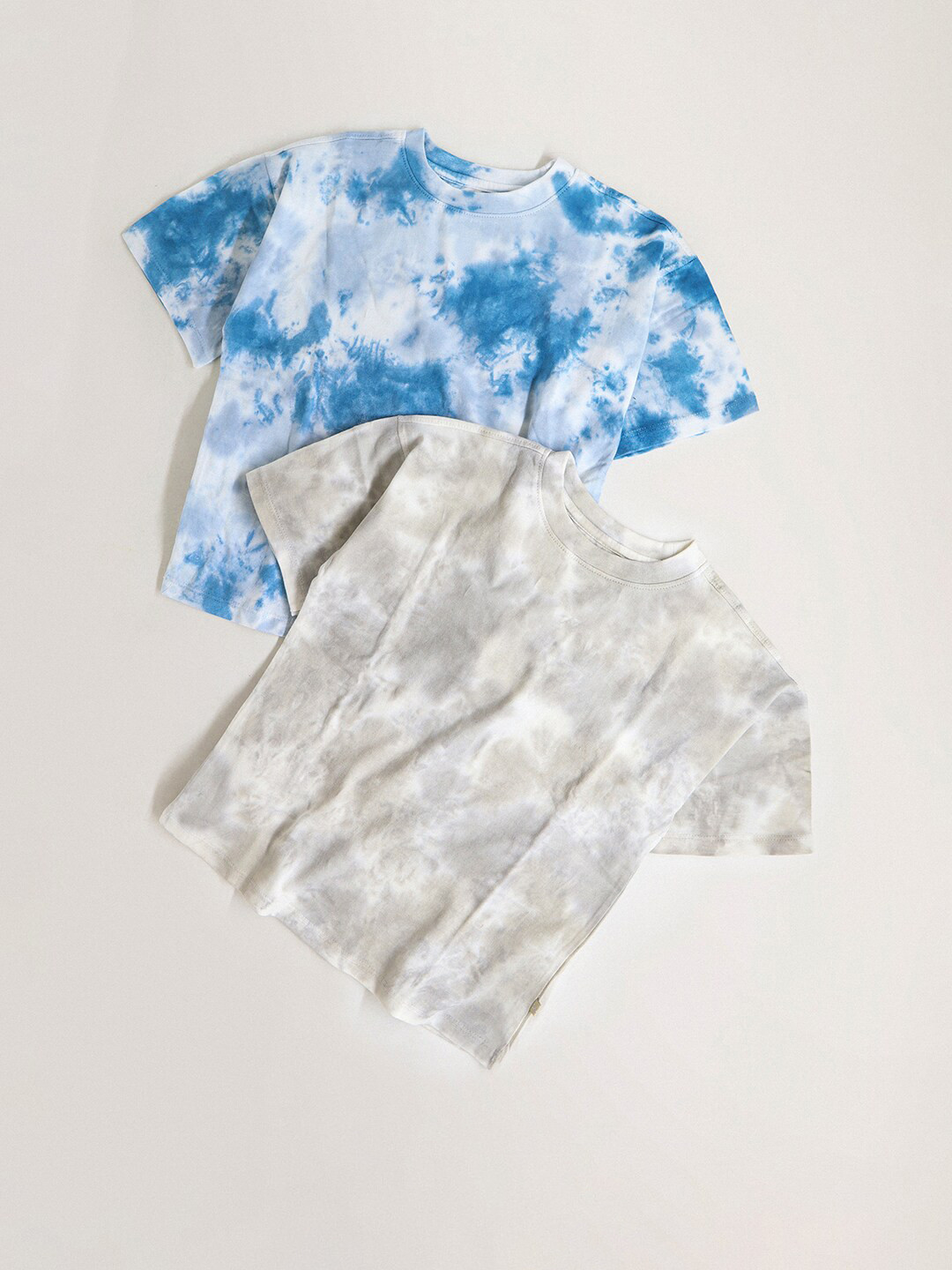 Cherry Crumble Kids Pack Of 2 Tie & Dye Pure Cotton T-shirts