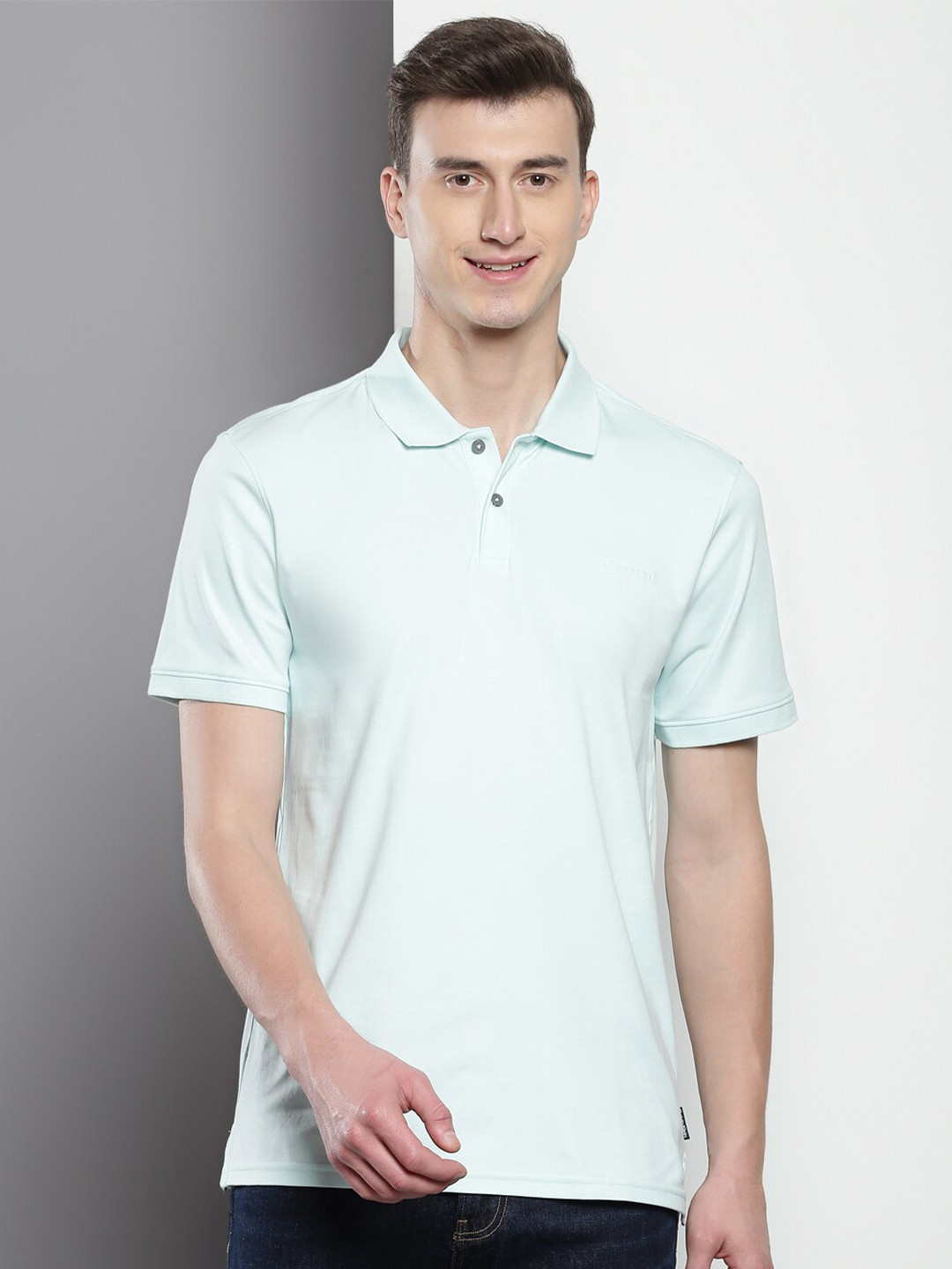 Calvin Klein Cotton Polo Collar T-shirt