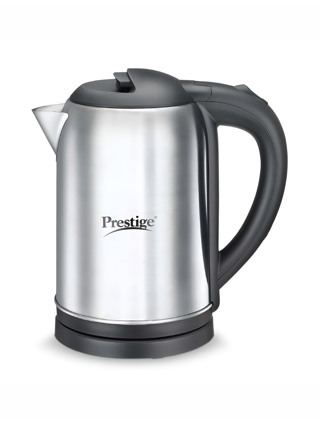 Prestige Black & Silver PKNSS 1.0 Stainless Steel Electric Kettle 1L