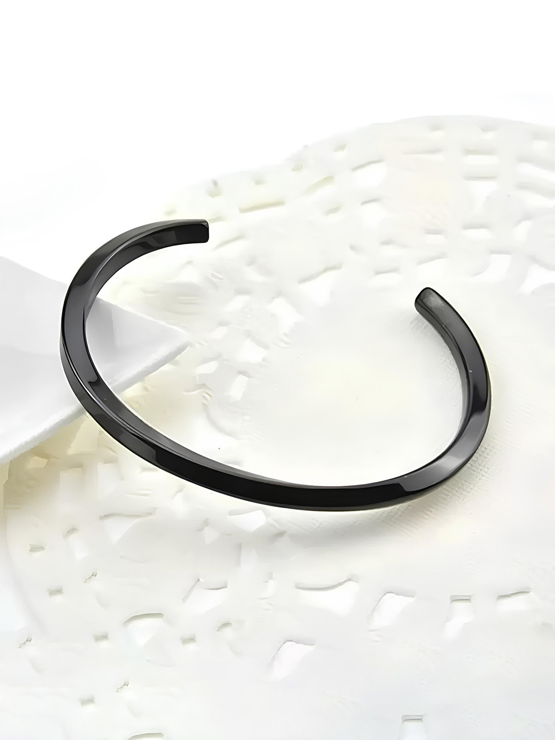 KARISHMA KREATIONS Unisex Stainless Steel Twisted Kada Bracelet