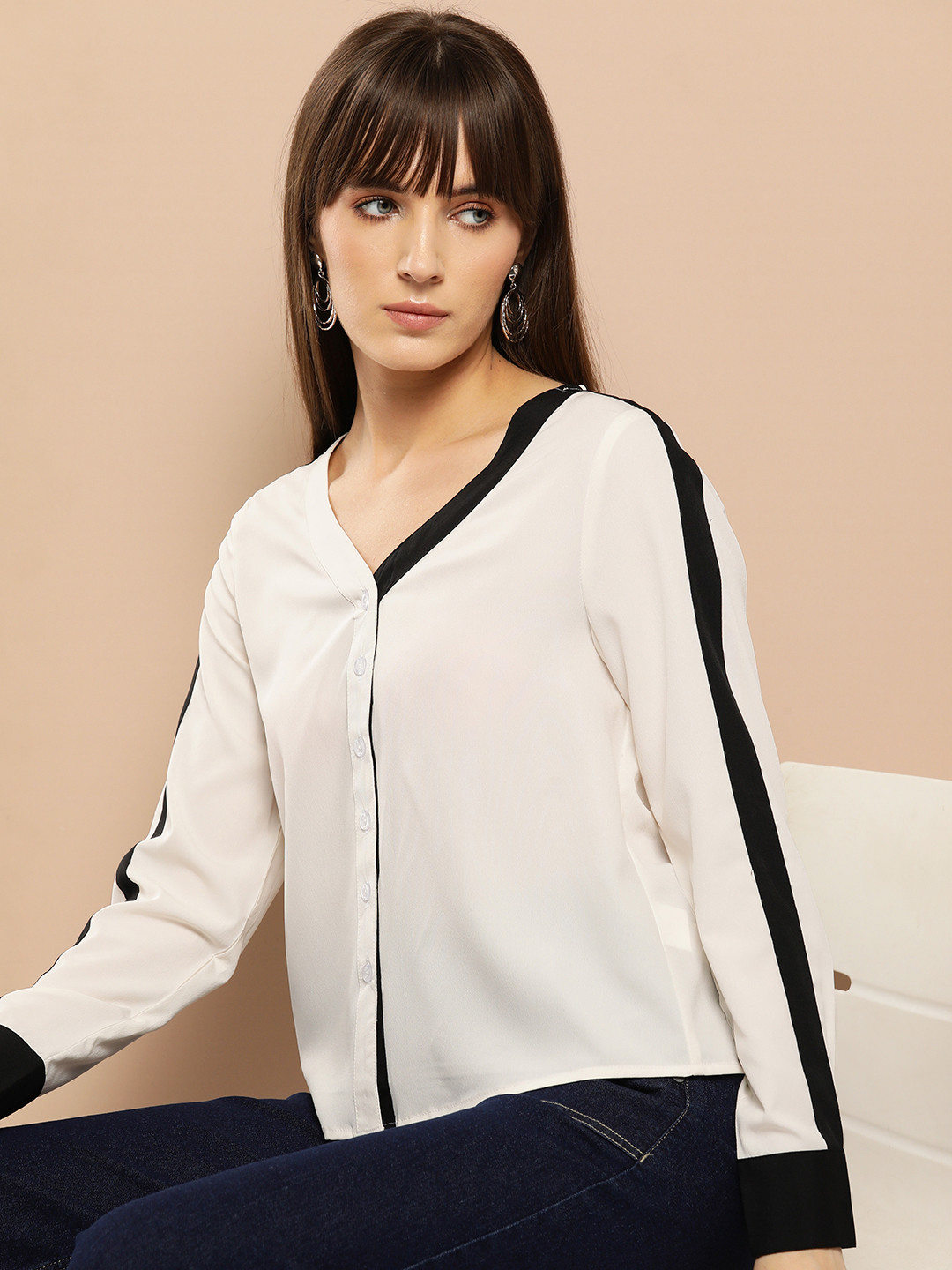 Chemistry Shirt Style Top