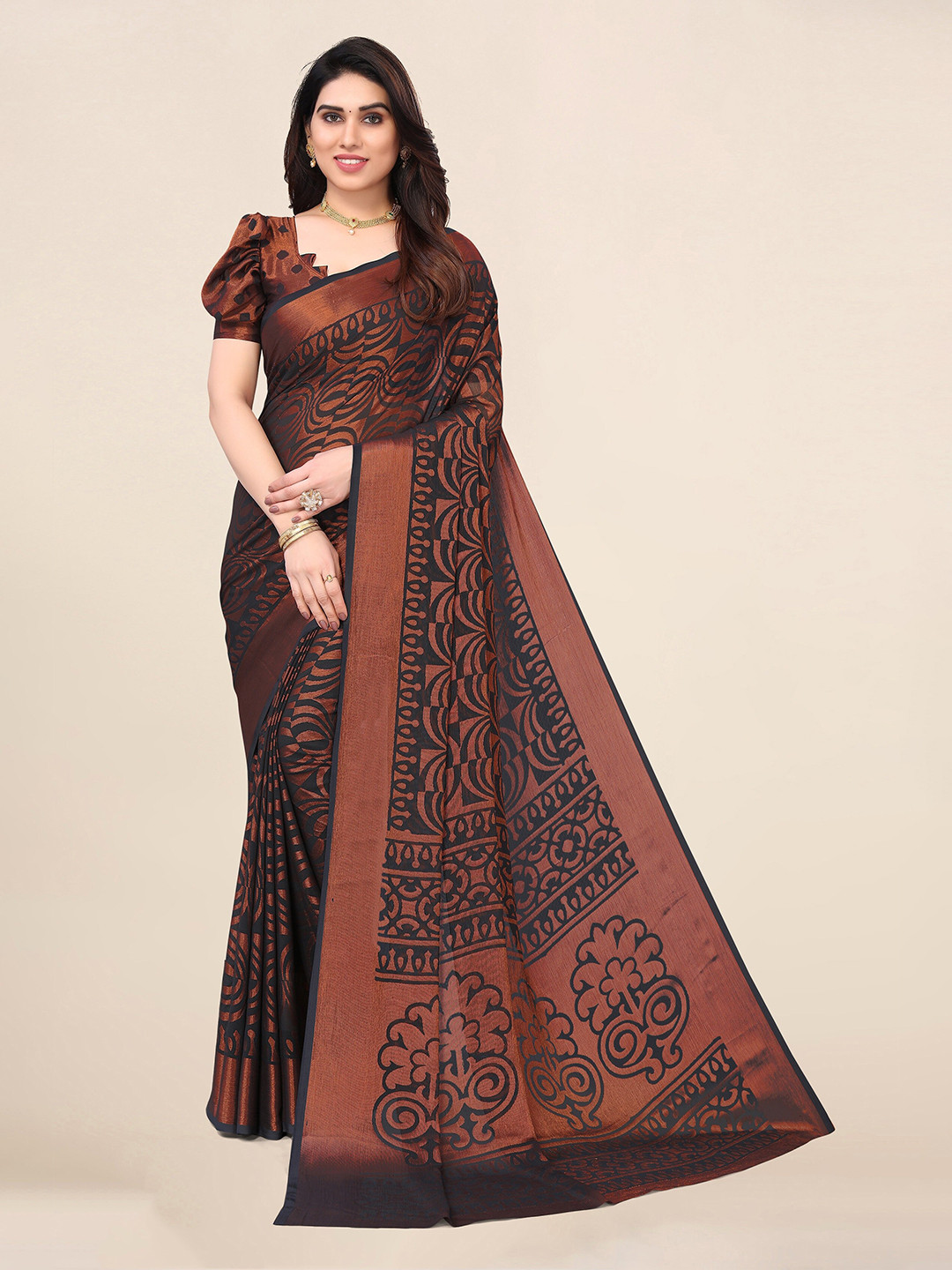 Winza Designer Poly Chiffon Designer Saree