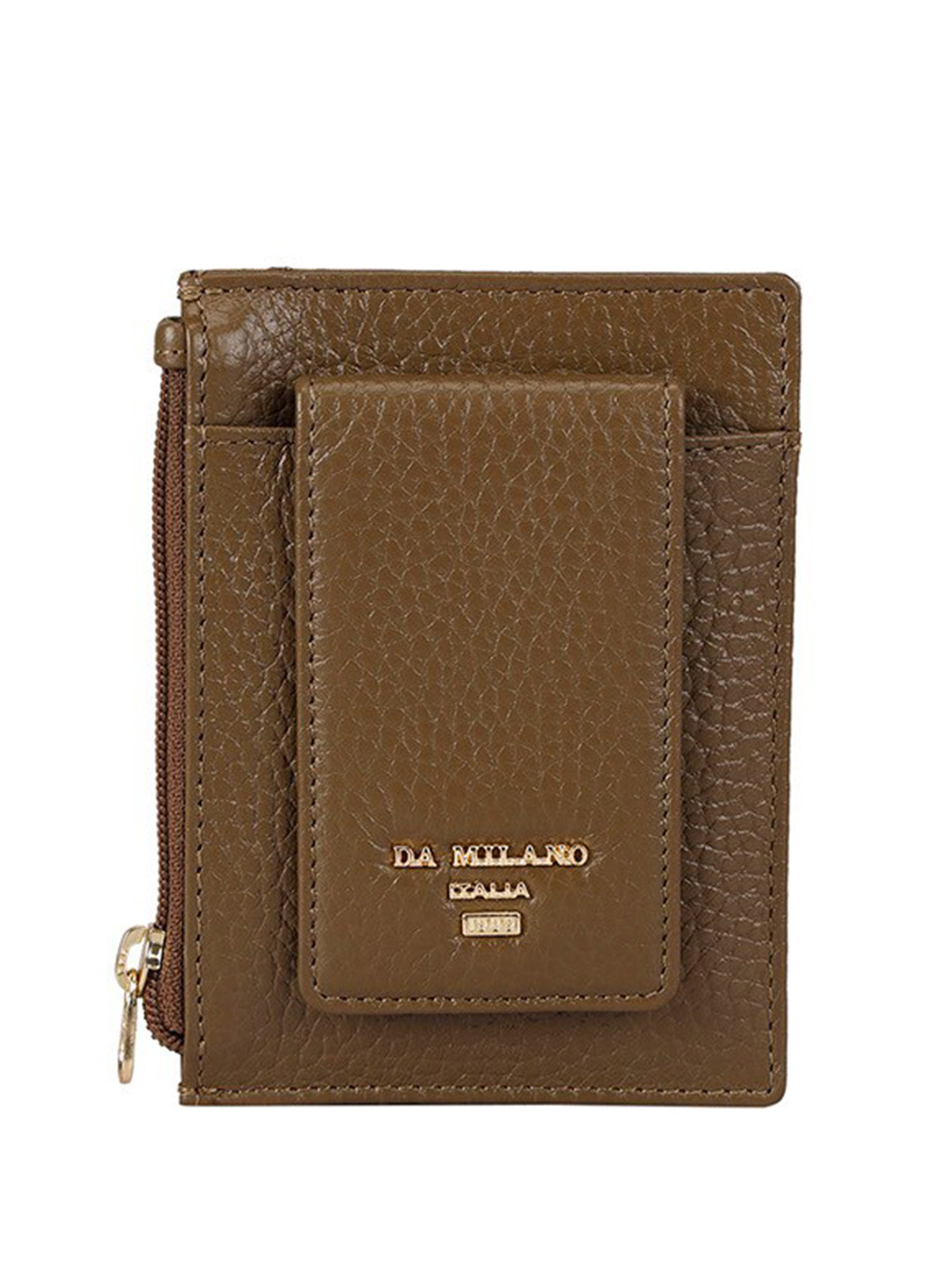 Da Milano Textured Leather Two Fold Wallet