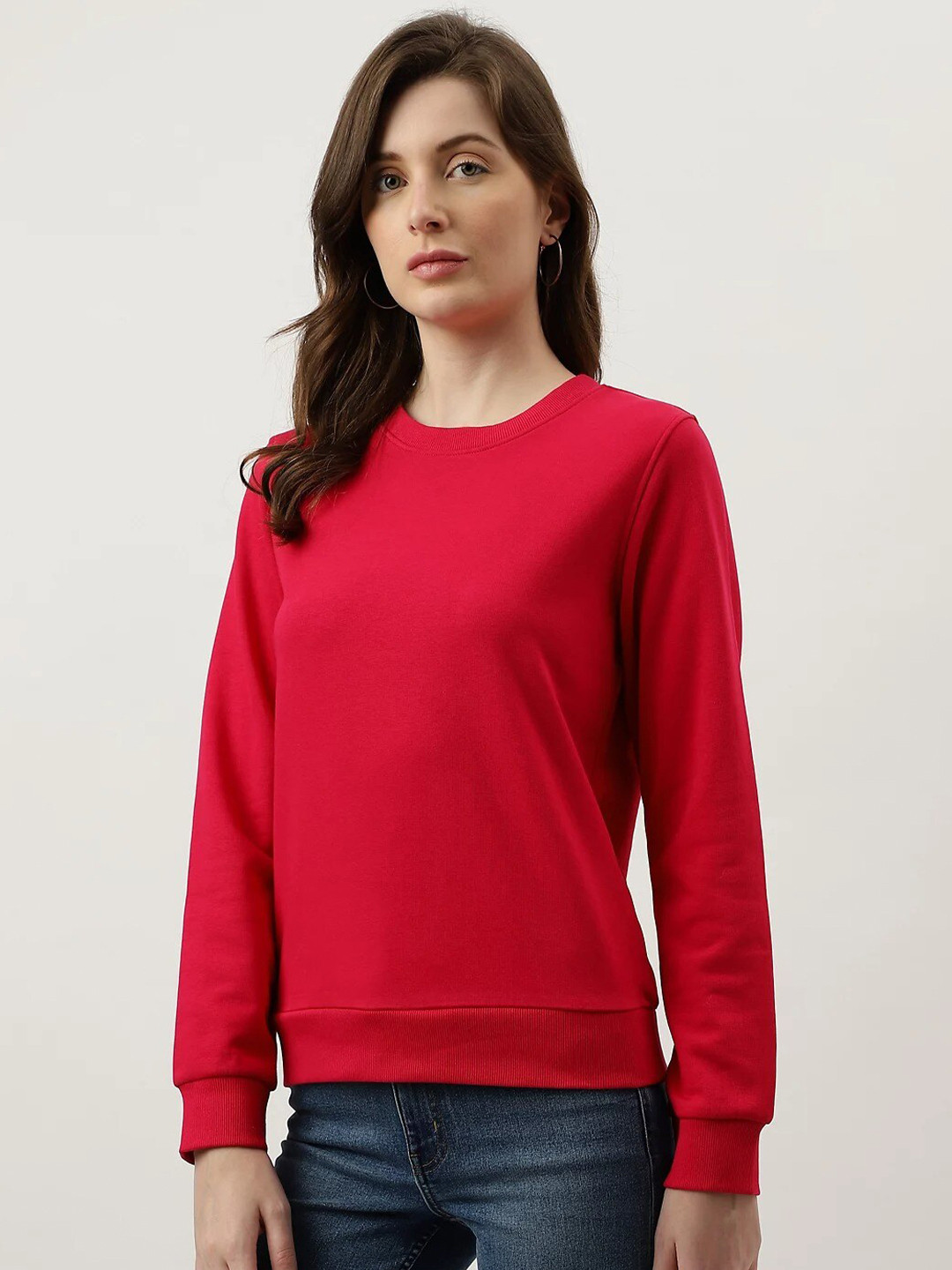Marks & Spencer Plain Crew Neck Sweatshirt