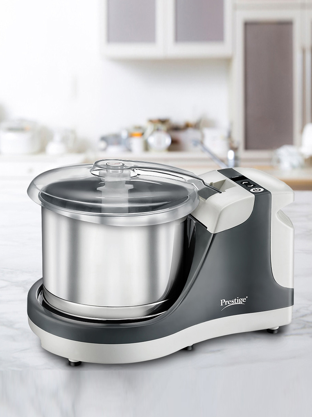 Prestige PWG 09 Grey Stainless Steel Stainless Steel Drum Wet Grinder-200W