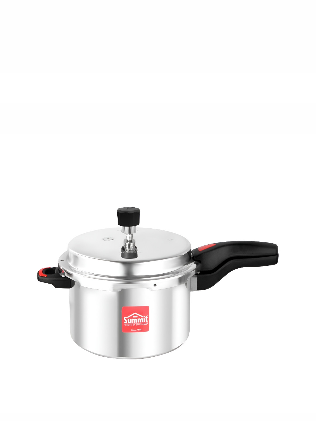 SUMMIT Supreme Silver Aluminium Easy to Clean Non-Induction Outer Lid Pressure Cooker-7.5 L