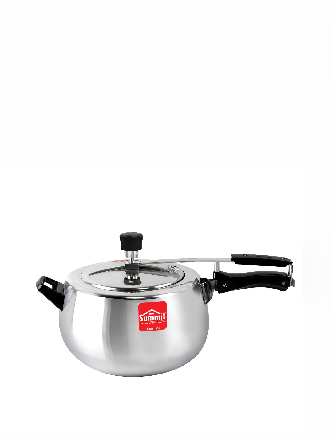 SUMMIT Contura Supreme Silver Aluminium Induction Base Inner Lid Pressure Cooker-7 L