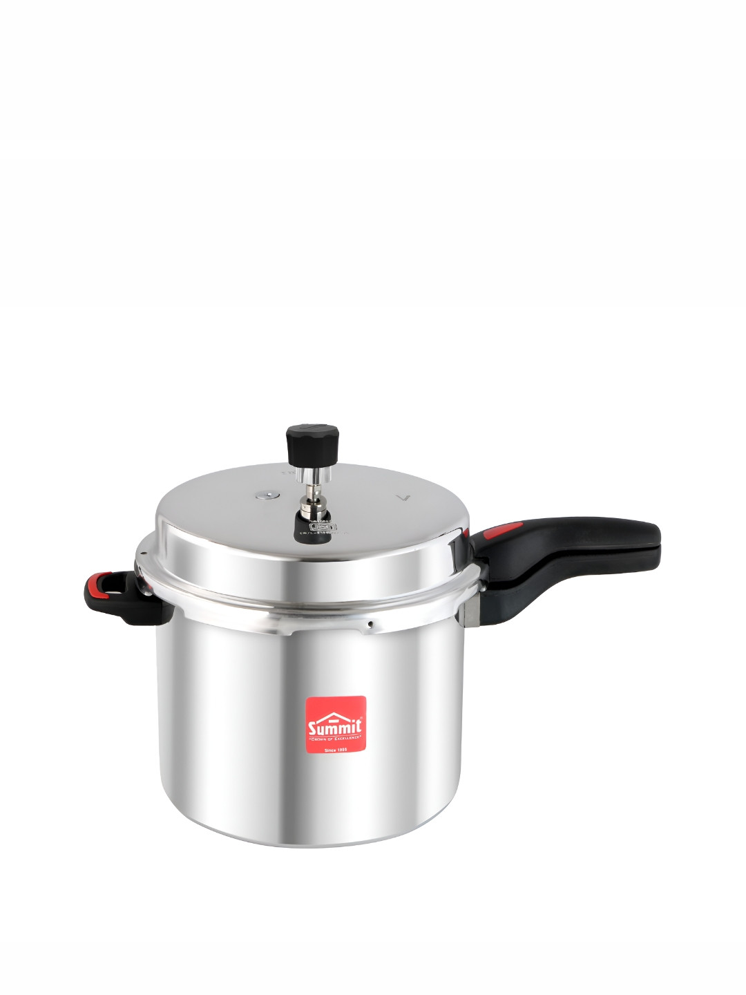 SUMMIT Supreme Silver Aluminium Easy to Clean Non-Induction Outer Lid Pressure Cooker-10 L