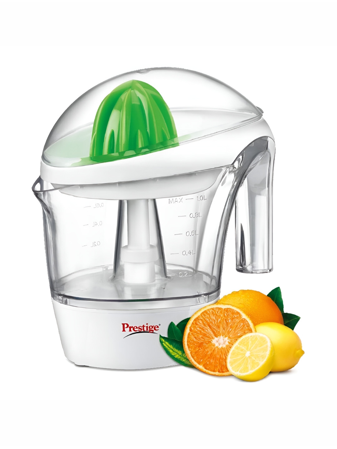 Prestige PCJT03 White Plastic Anti-Drip Wet and Dry Grinder with Juicer-40W