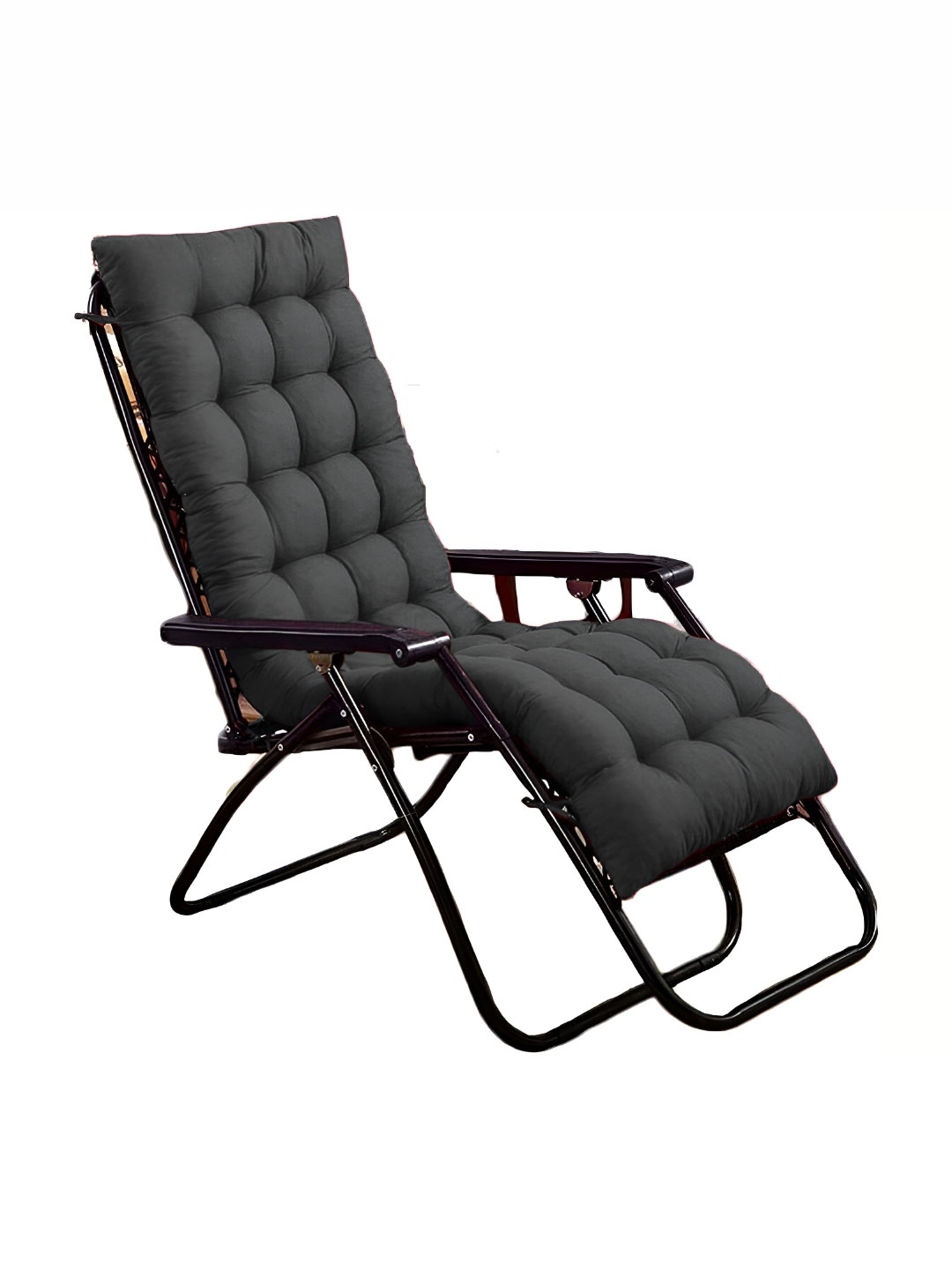 Mom's Moon Grey Rectangle Cushion Chair Pad