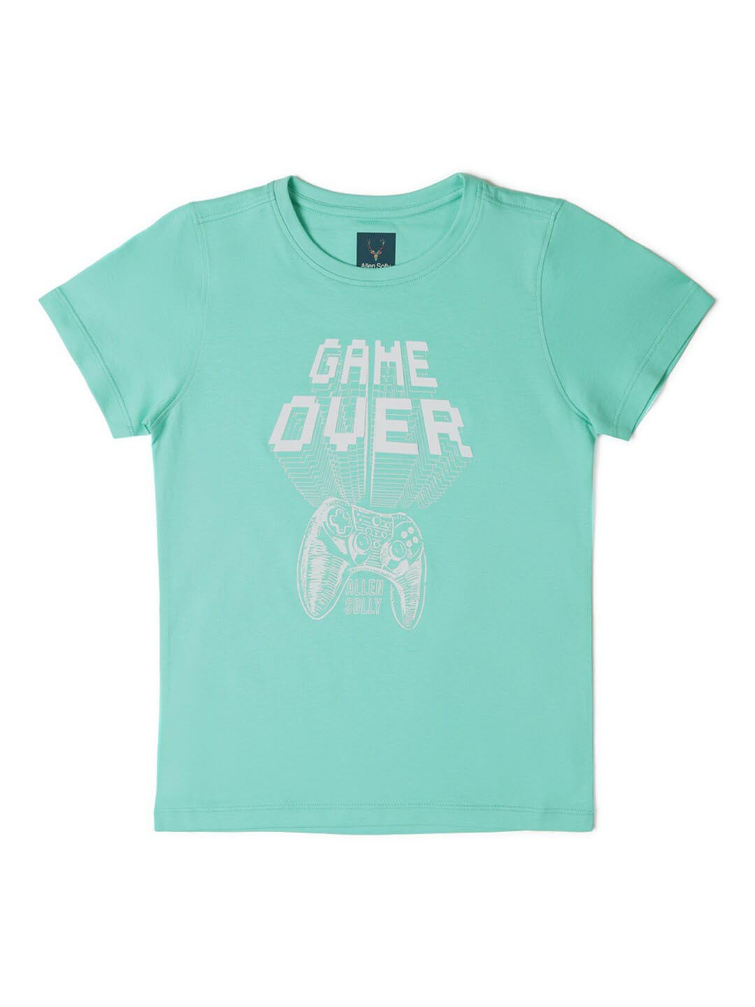 Allen Solly Junior Boys Typography Printed Cotton T-shirt
