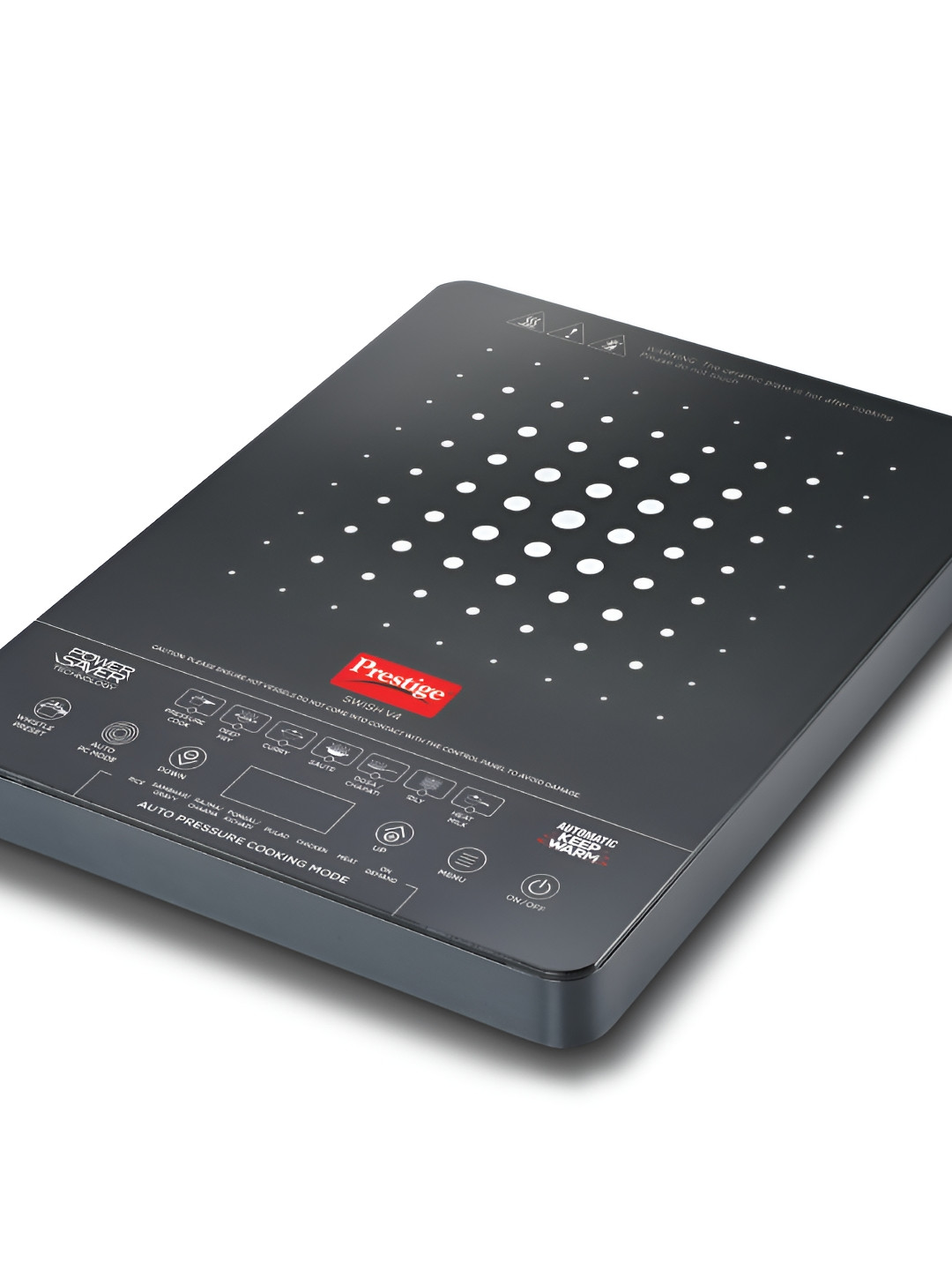 Prestige Swish V4 Black Induction Cooktop 2000 W