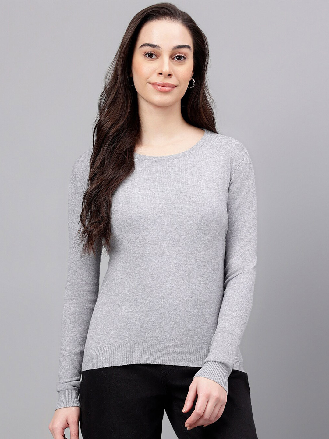 Xpose Long Sleeve Acrylic Pullover