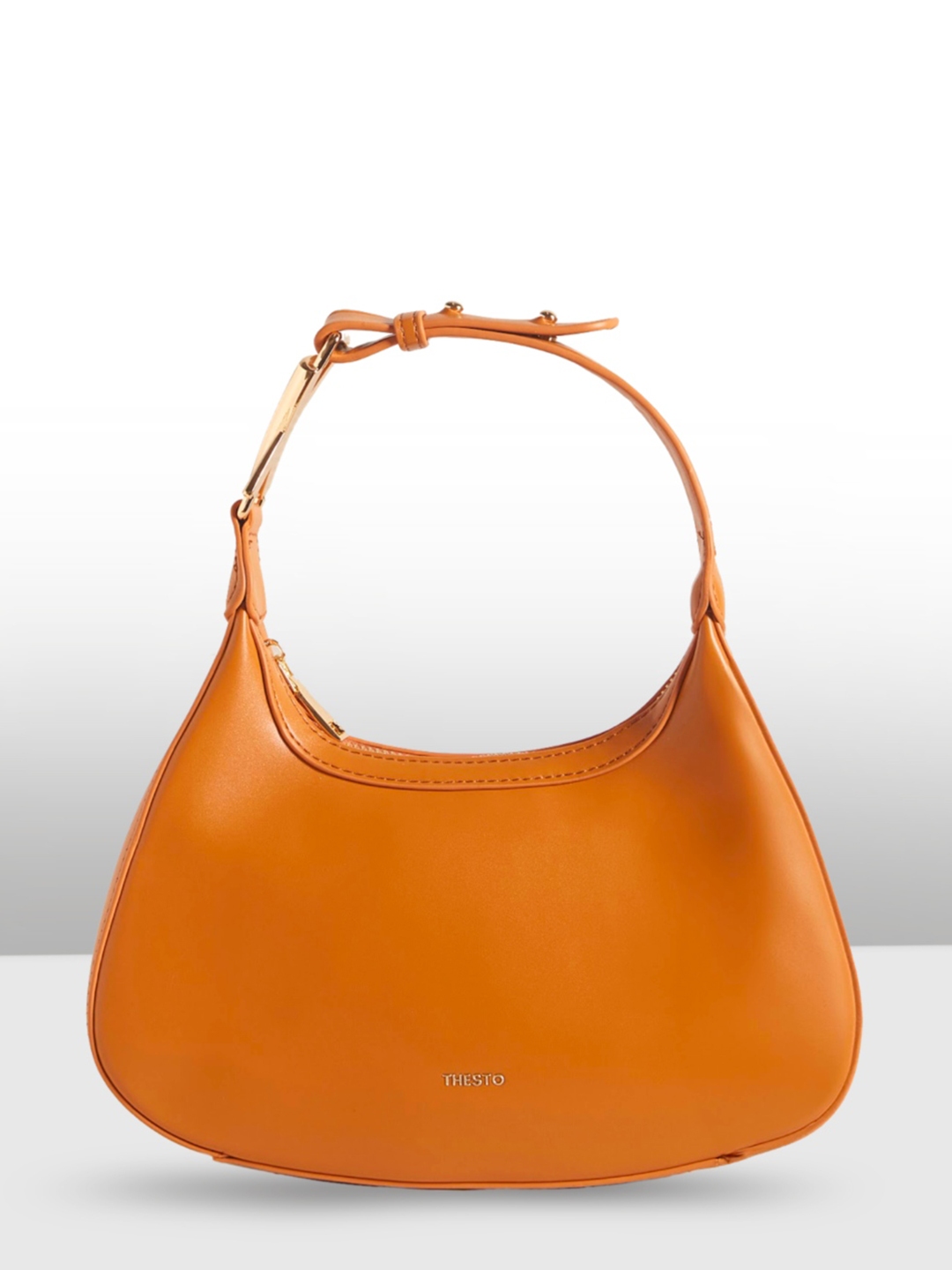 THESTO PU Structured Hobo Bag - Handbags for Women 26507154 | Myntra