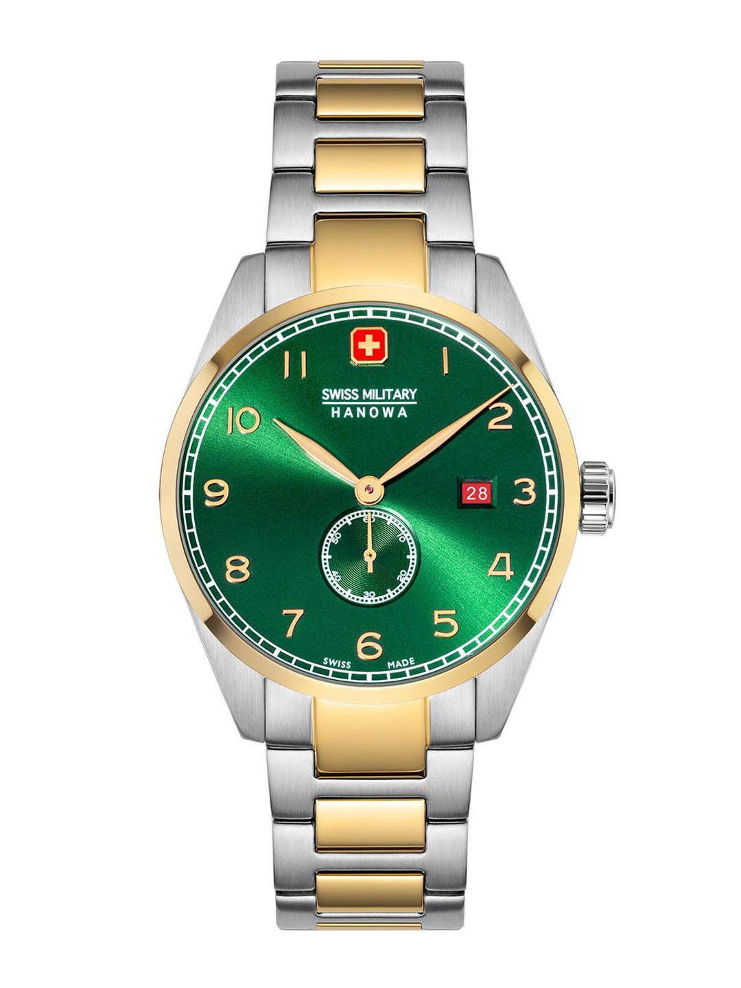 SWISS MILITARY HANOWA Men Textured Dial & Analogue Swiss Made Watch SMWGH0000760