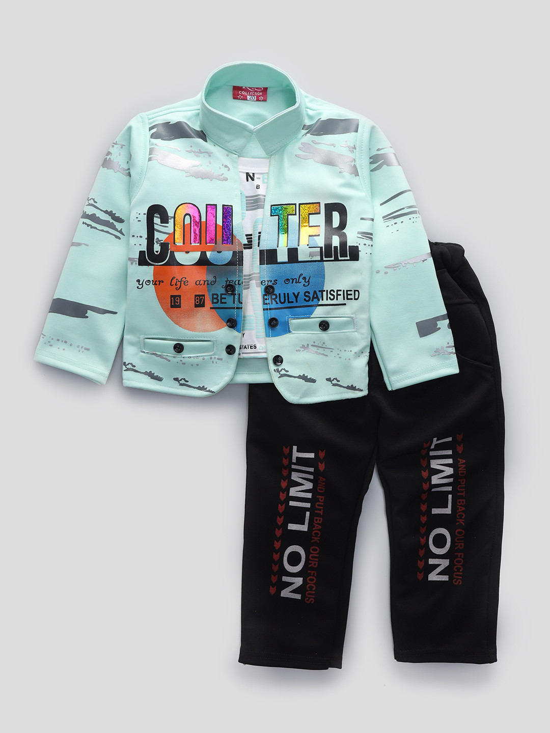 BAESD Boys Printed Shirt with Jeans