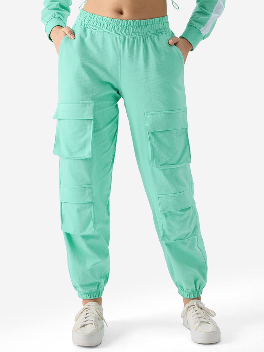 Ocwa Blue Green Sweatpants Neon Blue Cargo Pants Blank State Men's