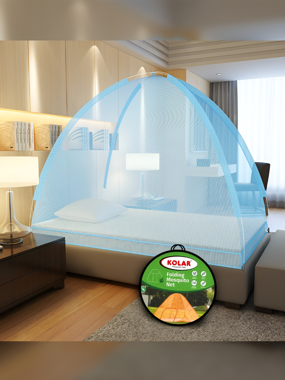 KOLAR Blue Tent Mosquito Net