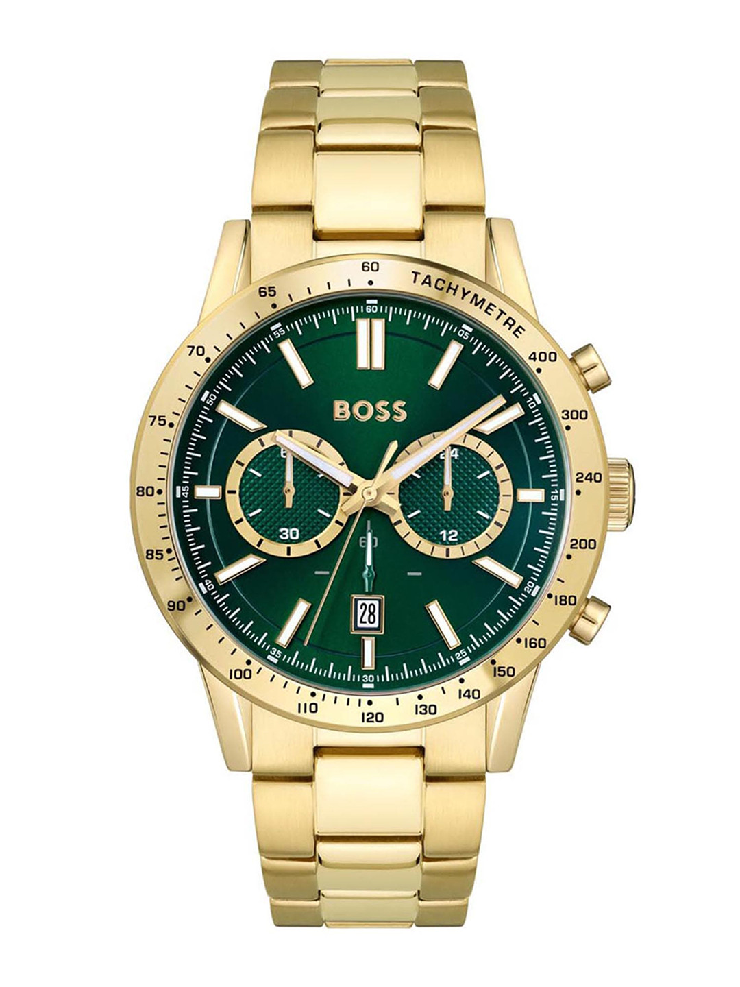 BOSS Men Stainless Steel Bracelet Style Straps Analogue Chronograph Watch 1513923