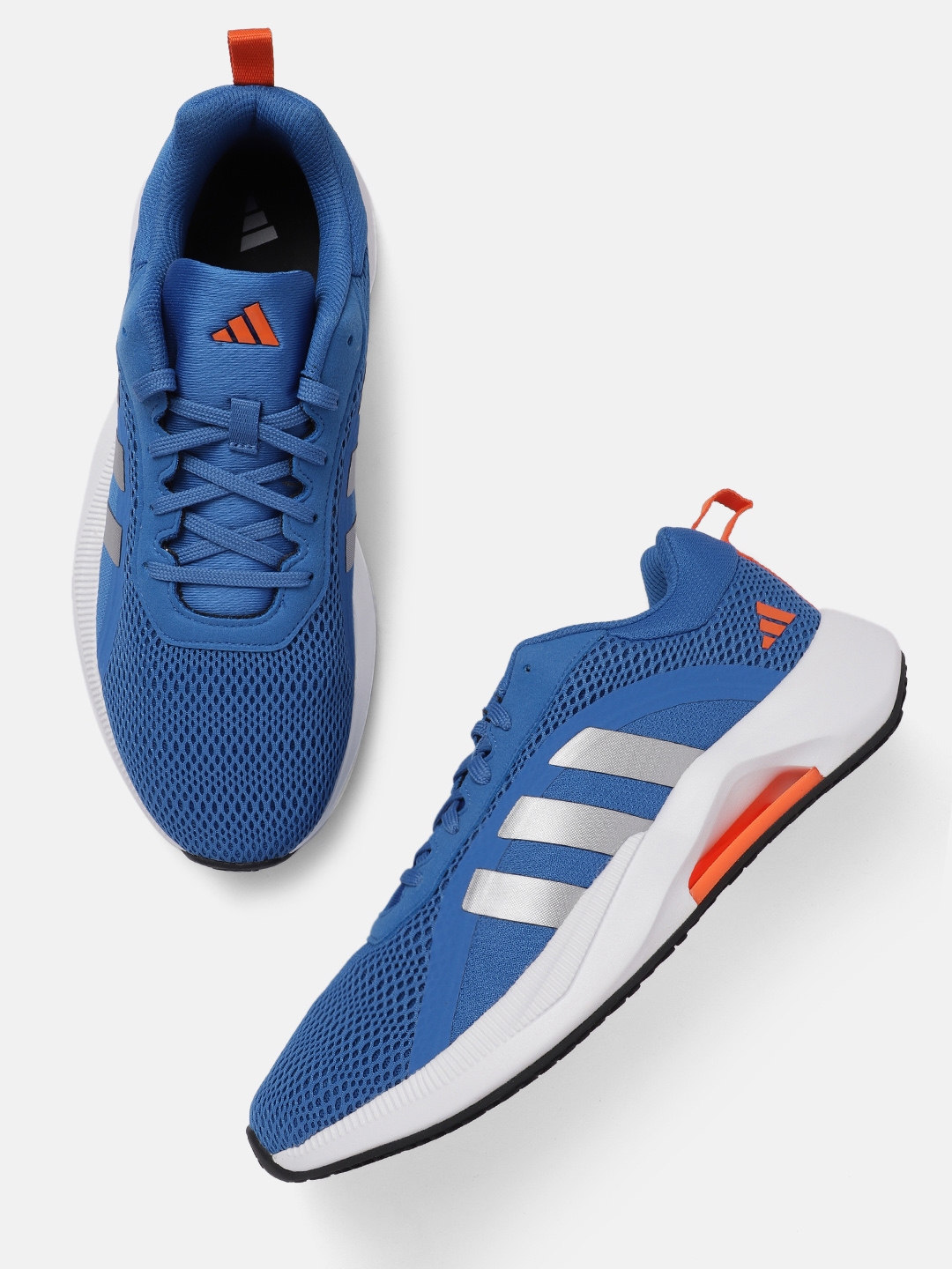Men's adidas running shoes blue outlet
