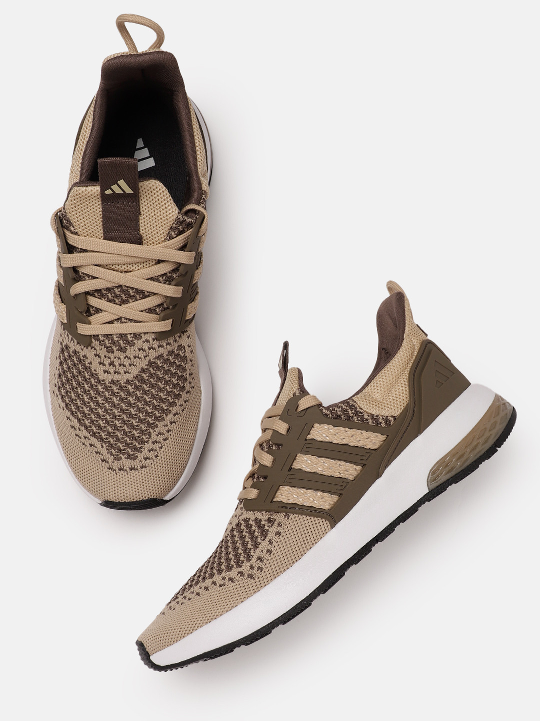 ADIDAS Men Woven Design Dot-Track Running Shoes