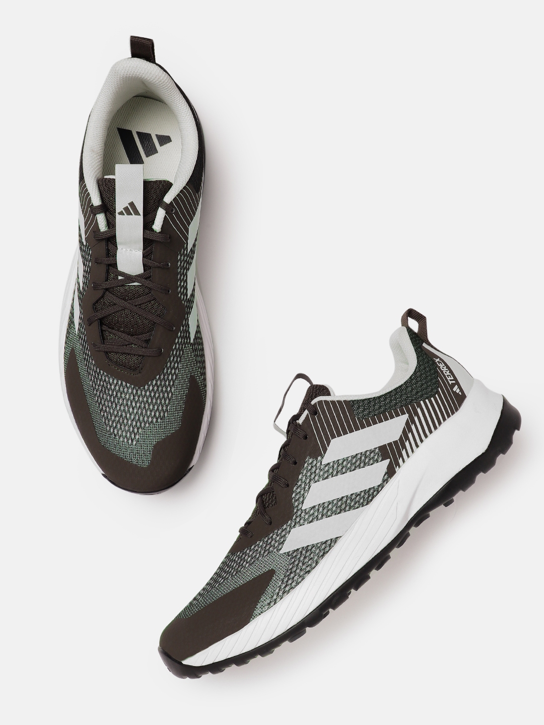 Buy ADIDAS Men Woven Design Round Toe Glimph V2 Trekking Shoes with Striped Detail Sports Shoes for Men 26516456 Myntra